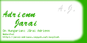 adrienn jarai business card