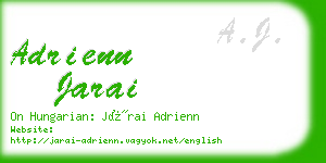 adrienn jarai business card